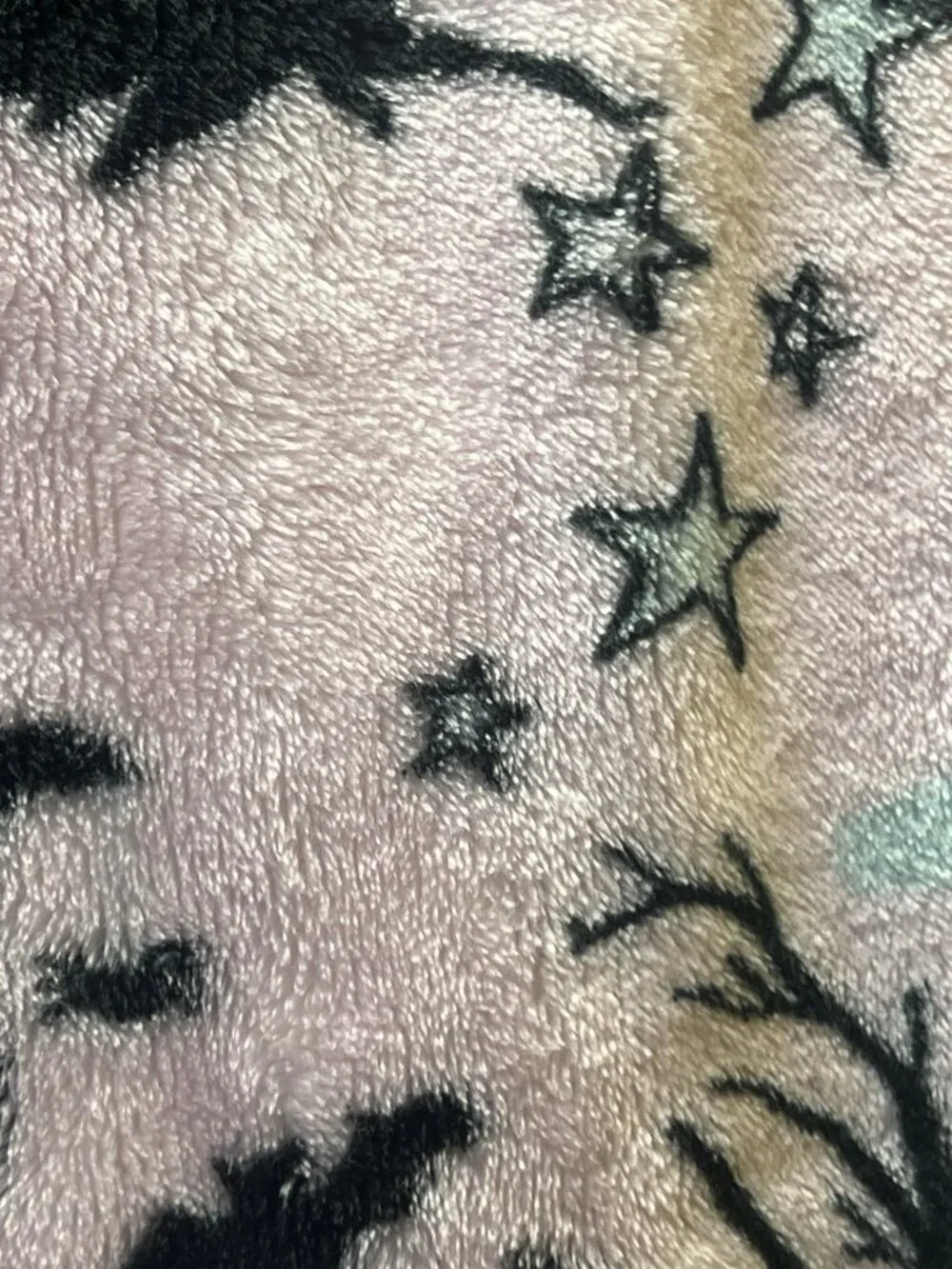 Cynthia Rowley Halloween 50” x 60” Fuzzy Throw Blanket Kids Haunted House NWT